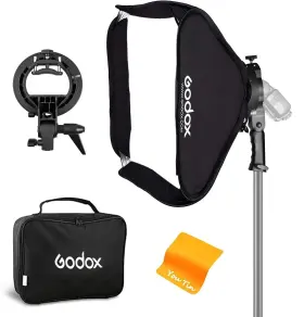 Godox 606825401246 Softbox Soft Box 24 Inch X24 Bowens Mount With S-type Speedlite Bracket