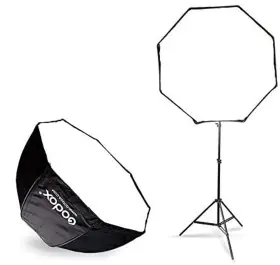 Godox 608065941919 Photo Studio 80cm 31.5in Portable Octagon Umbrella Softbox 190cm Light Stand