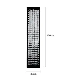 Godox 608065943999 12 Inch X 47 30x120cm Honeycomb Grid Rectangular Softbox For Photo Strobe Studio #3