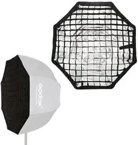 Godox 611864747231 Portable Octagon 80cm/31.5 Inch Only Grid Umbrella Photo Softbox Reflector For Fl #3