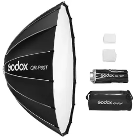 Qr-p60t Godox 768592785230 60cm/23.6in Quick Release Parabolic Softbox Professional Foldable Sof