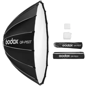 Qr-p150t Godox 768592785292 150cm/59in Quick Release Parabolic Softbox Professional Foldable Sof