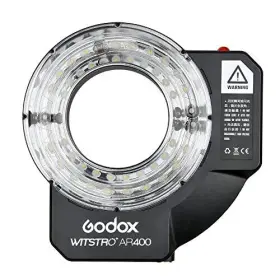 Ar400 Godox 952344208991 Wistro Lightweight Ring Flash With Li-ion Battery Unibody Design