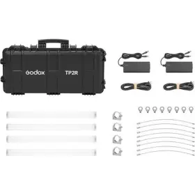 Tp2r-k4 Godox 952344228333 Knowled Rgbww Pixel Tube Light - 4 Kit