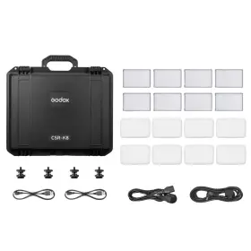 C5r-k8 Godox Knowled C5r Rgbww Creative Led Light 8-light Kit #c5r-k8