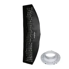 Cp-sbx0051bowens Godox 12 Inch X47 / 30x120cm Strip Beehive Honeycomb Grid Softbox With Bowens Mount Spe