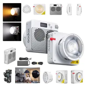 De-ml100bi Godox Ml100bi Bi-color Led Video Light Mount Cob 34300 Lux Cri
