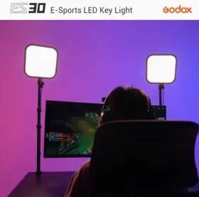 2250 Godox Es30 Key Light Lumens Desk For Streaming With Extendable Stand #2