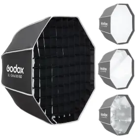 F-alus-0909043 Godox 23.6 Inch Octagonal Softbox With Bowens Mount Octa-60 60cm Octa Portable Foldabl