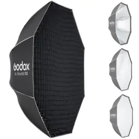 F-alus-0909045 Godox Octa-150 59 Inch Octagonal Softbox With Bowens Mount 150cm Octa Portable Quick R