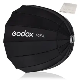 Gd00060 Godox P90l 90cm 35.5 Inch Portable Deep Parabolic Softbox Bowens Mount Studio Flash