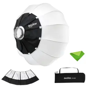 Cs-65d Godox Gd1228 65cm Lantern Softbox Soft Light Modifier With Reflective Shading Skirt Ca