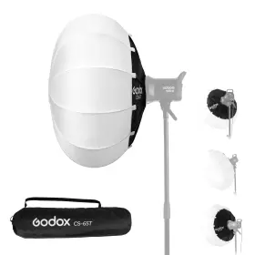 Cs-65t Godox Gdls-2 Lantern Softbox 26in / 65cm Quick Release 360 Light Diffuser Bowens M