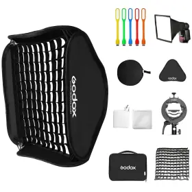 Hh3921-fba Godox 24x24inch / 60x60cm Foldable Flash Softbox &grid With S2 S-type Speedlite Bra