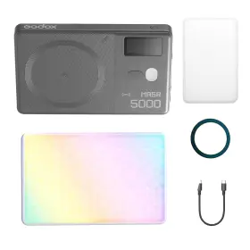 Hs2025011001 Godox Ma5r Rgb Led Phone Light Magnetic Charging Full-color Mini On Camera Video Li