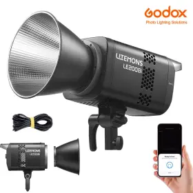 Le200bi Godox 220w Bi-color Led Video Light 2800k-6500k App/dmx/nfc/crmx Control