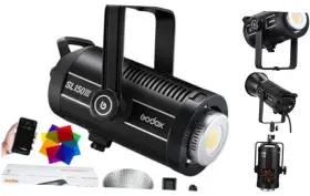 Ltus-s-0602024 Godox Sl150iii Led Video Light With Rc-a6 Remote 160w 73600lux Continuous