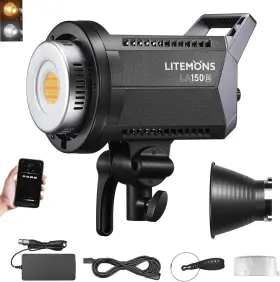 Ltus-s-0704272 Godox La150bi Bicolor Led Video Light 190w 66000lux 1m Studio 2800k-6500k B