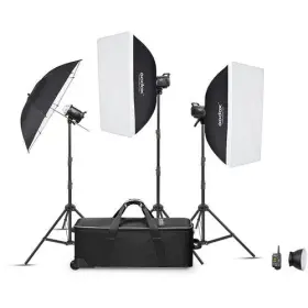 Ms300-v Godox Studio Flash Monolight 3-light Kit Brand New - Unopened Box