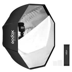 Sb-ubw-3 Godox 47.3 Inch / 120cm Octagon Reflective Umbrella Silver With Carrying Bag Portable O