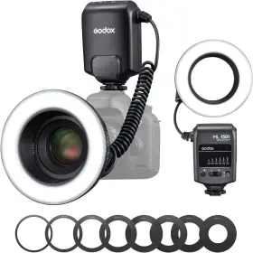 Sbgd-ml150 Godox Ml150 Ii Macro Ring Flash With 8pcs Adapter For Sony Canon Nikon Fuji Ol
