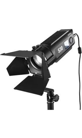 Se-lt-1008 Godox S30 Focusing Led Light Spotlight Continuous Adjustable With Barn Door #3
