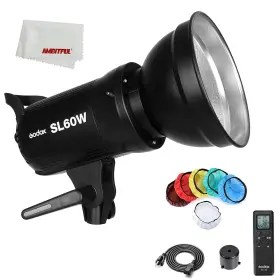 Sl-60w-us-op Godox Sl-60w Cri 95 Led Video Light Sl60w White 5600k Version 60ws Bowens Mount Re