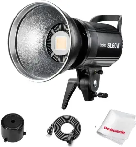 Sl-60w Godox Sl60w Pergear 60w Cri95 Qa 90 5600 300k Bowens Mount Led Continuous Video Li