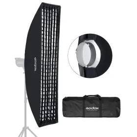 Sn-fw50x130cm Godox Softbox With Bowens Speed Ring And Grid 19.7 X 51.2ftft