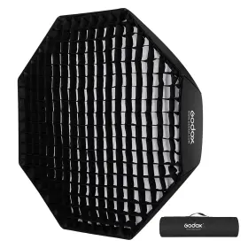 T3961 Godox Fw95 37 Inch/95cm Octagon Softbox Reflector With Honeycomb Grid And Bag