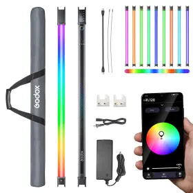 Tl120-1 Godox Tl120 Rgb Led Video Light Stick Wand Handheld Tube Adjustable 2700k 6