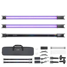 Tl60-opencloud Godox Tl60-opencloud- 2pcs -us Tl60 Rgb Tube Light Cri 96 Tlci 98 Color Temper 2700k 6500k 100% Brightness