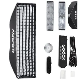 Ul-30x120 Godox Ul-box-30 120 Softbox 11.8 Inch X47.2 Strip Quick-release Umbrella Design Bo