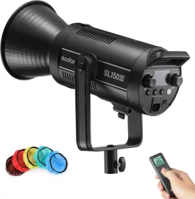 Zky8058820728475ad Godox Sl150wii Led Video Light 160w Continuous Rc-a6 Remote Control V8u0