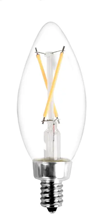 G-20202 Goodlite C32 Led Chandelier Bulb Torpedo Tip 5w 60w Equal Dimmable 10pk