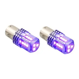 70795 Grand General 1156 15 Smd Led Tower Bulb 12v Twin Pack Purple