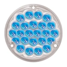 Grand General 76157 4 Inches Pearl 24 Led Light With #1156 Socket Base Blue/clear