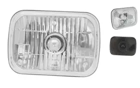 77392 Grand General 7.875 X 5.6 Inches Rectangular Headlamp With H4 Halogen Bulb High/low