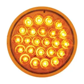 78270 Grand General 4 Inches Pearl Amber 24-led Light Lens Amber/amber