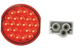 78273 Grand General 4 Inches Pearl Red 24-led Light Lens Red/red