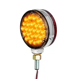 Grand General 78379 4 Inches Pearl Double Face Lens 24 Smd Led Light/side Amber/red/smoke