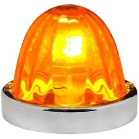 Grand General 92440 Stainless Steel Watermelon Glass Lens Kit For 1156 Bulb Base Dark Amber
