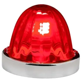 92447 Grand General Stainless Steel Watermelon Glass Lens Kit For #1157 1157 Bulb Base Red