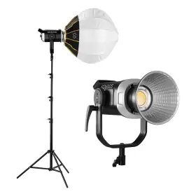 Gvm-sd600s Great Video Maker Gvm Sd600s 600w Daylight Led Light Bundle With Lantern Softbox Stand