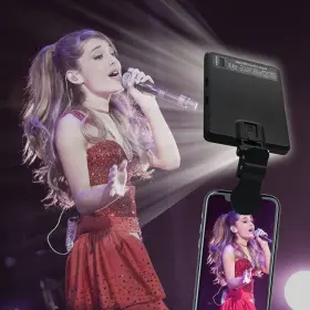 Greatlpt 746555909930 Selfie Light 60 Led Phone 2000mah Rechargeable Clip Video #2