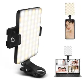 Greatlpt 746555909930 Selfie Light 60 Led Phone 2000mah Rechargeable Clip Video