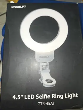 B0bzhh967g Greatlpt Clip On Ring Light Rechargeable 4.5ftft Selfie For Phone Laptop