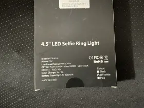 Gtr-45ai Greatlpt 4.5 Inch Led Selfie Ring Light Off-white-power 3w #3