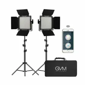 480app-two Gvm Led Video Lighting Studio Lamp - 2 Pieces