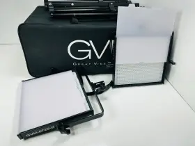 672s-b Gvm Bi-color Led Light Panel Photography Lighting Kit - 2 Panels More #2